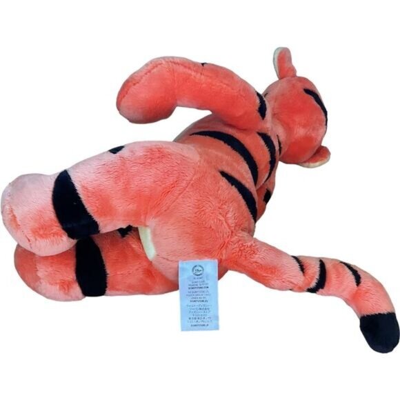 Disney Store Original Tigger Plush Stuffed Animal 18" Tall Orange Black Striped - Picture 8 of 9